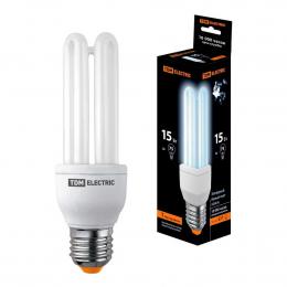 Изображение продукта Лампа энергосберегающая TDM Electric E27 15W 4000K матовая SQ0323-0043 